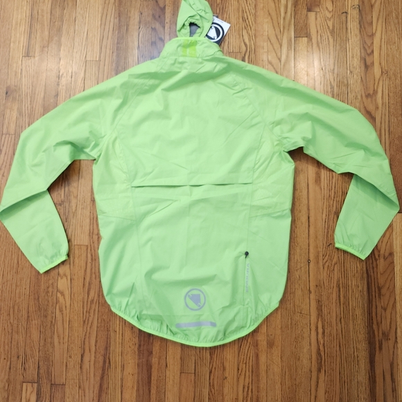 Endura Extract Jacket 2 Mens Size Large Hi Viz New Green Cycling - Picture 6 of 9